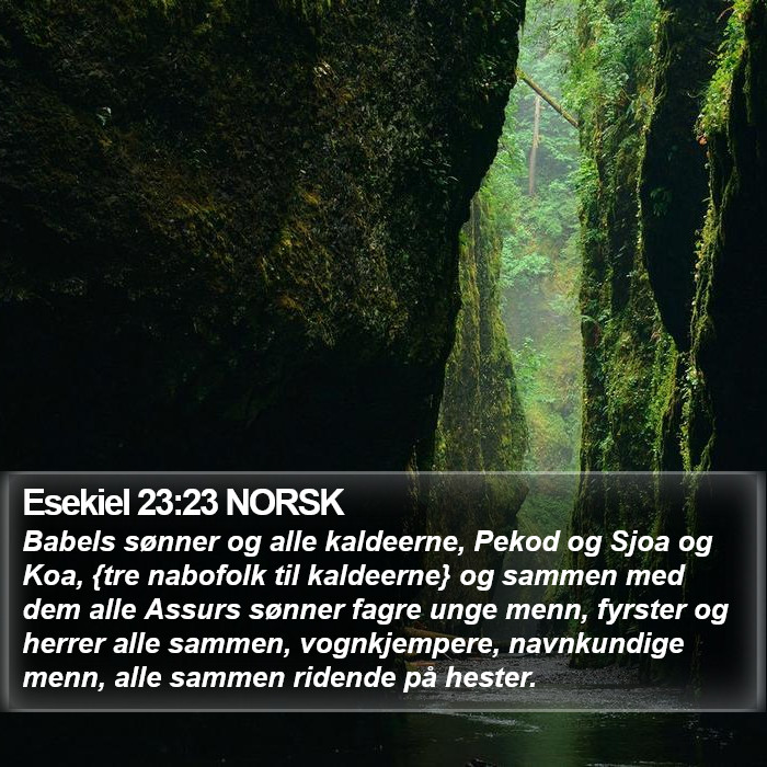 Esekiel 23:23 NORSK Bible Study