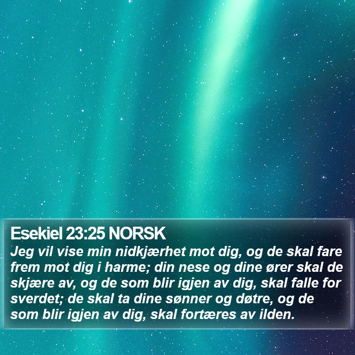 Esekiel 23:25 NORSK Bible Study