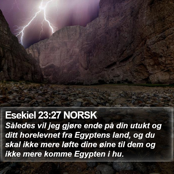 Esekiel 23:27 NORSK Bible Study