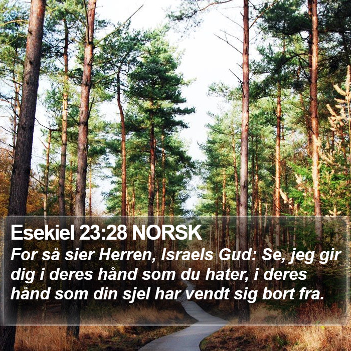 Esekiel 23:28 NORSK Bible Study