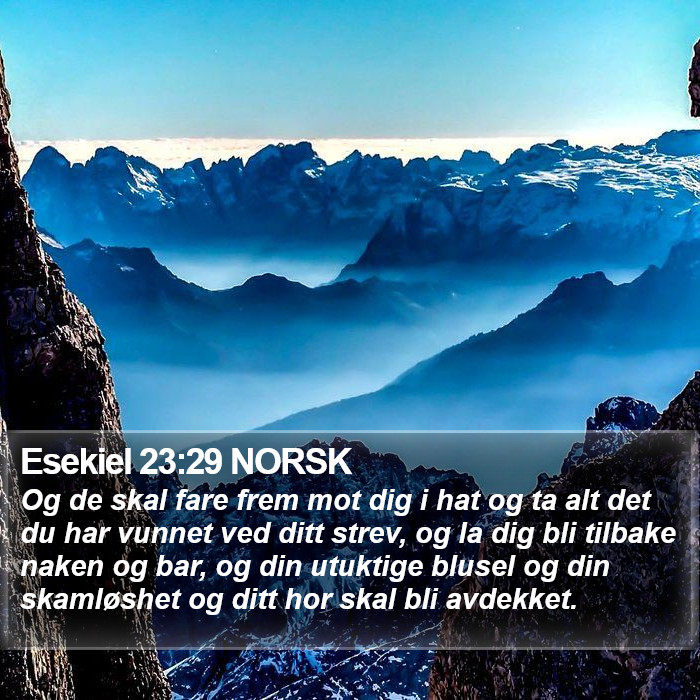 Esekiel 23:29 NORSK Bible Study