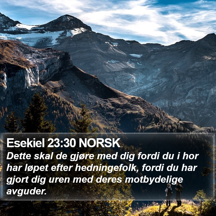 Esekiel 23:30 NORSK Bible Study