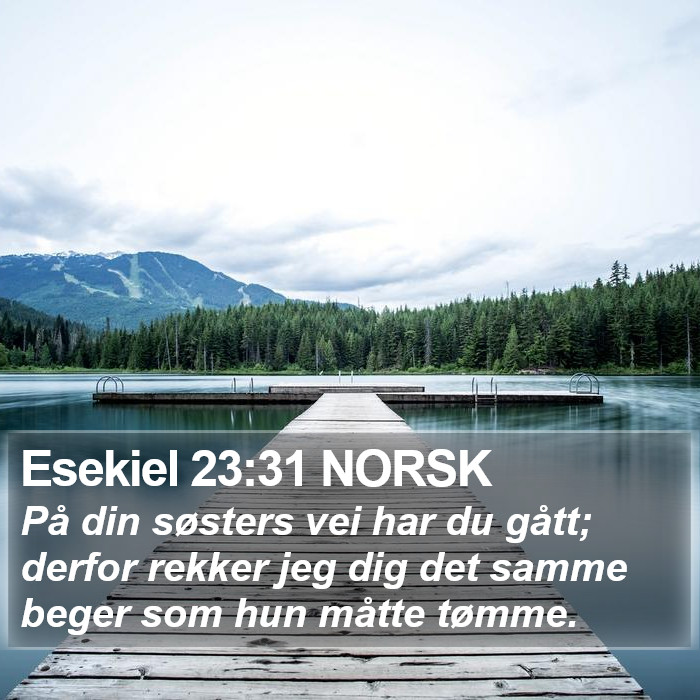 Esekiel 23:31 NORSK Bible Study