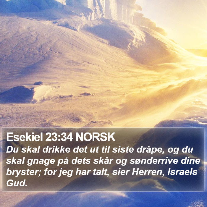 Esekiel 23:34 NORSK Bible Study