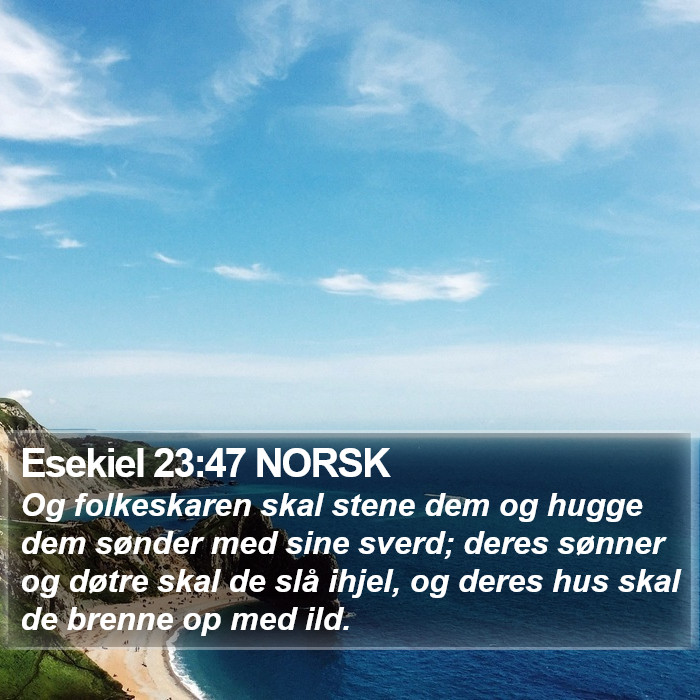 Esekiel 23:47 NORSK Bible Study