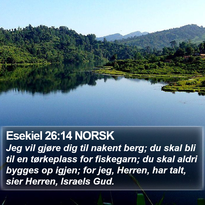 Esekiel 26:14 NORSK Bible Study