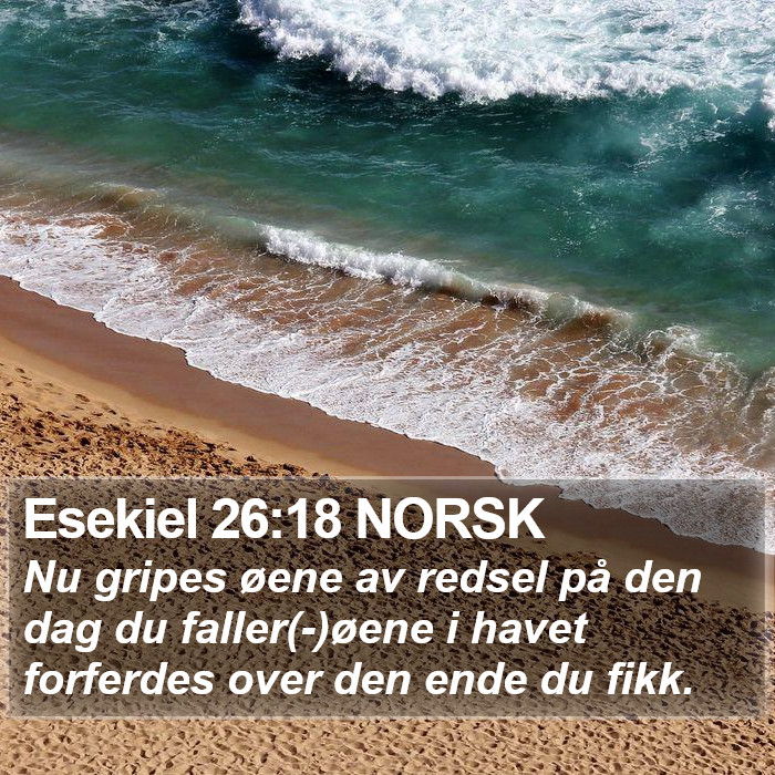 Esekiel 26:18 NORSK Bible Study