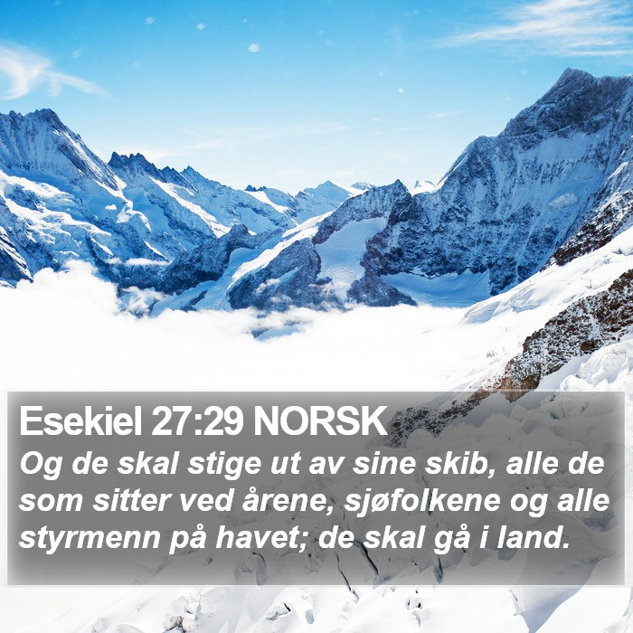 Esekiel 27:29 NORSK Bible Study