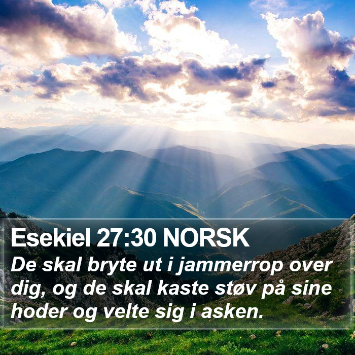 Esekiel 27:30 NORSK Bible Study