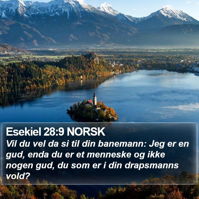 Esekiel 28:9 NORSK Bible Study