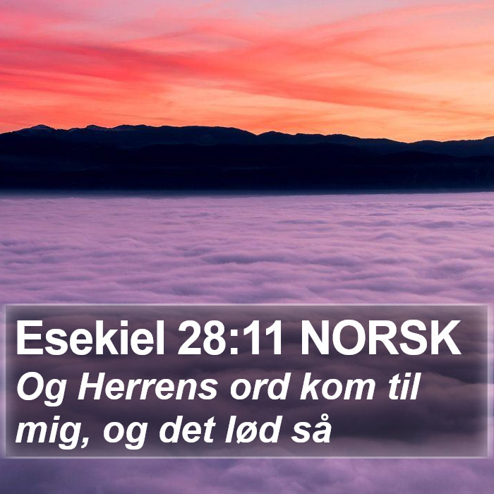 Esekiel 28:11 NORSK Bible Study