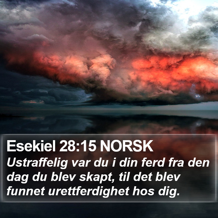 Esekiel 28:15 NORSK Bible Study