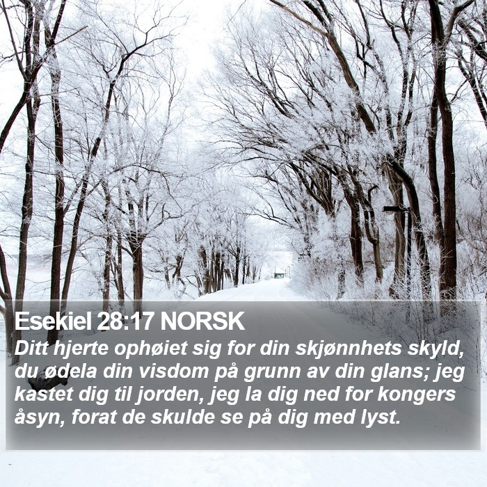 Esekiel 28:17 NORSK Bible Study