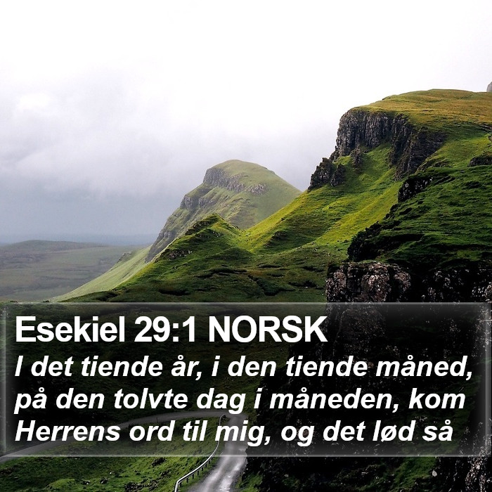 Esekiel 29:1 NORSK Bible Study