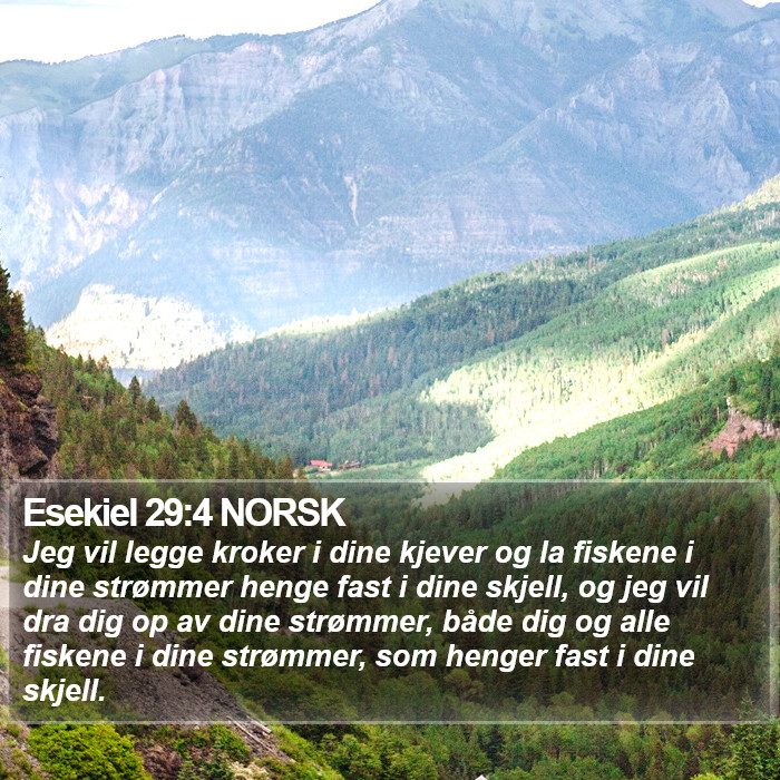 Esekiel 29:4 NORSK Bible Study