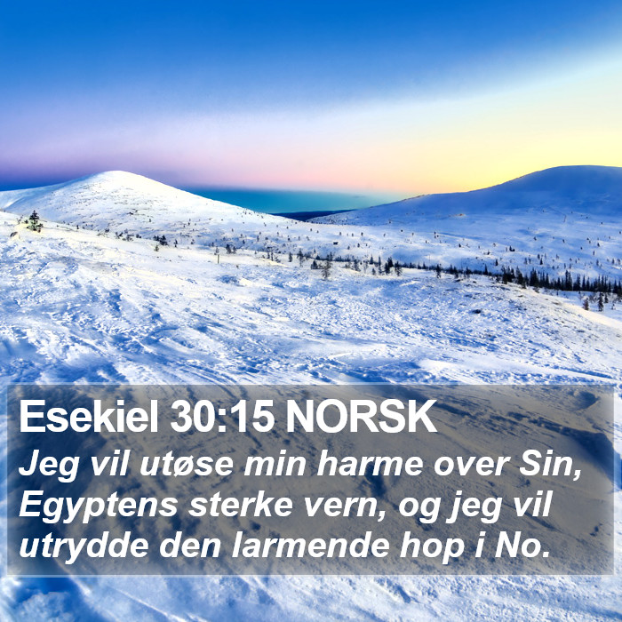 Esekiel 30:15 NORSK Bible Study