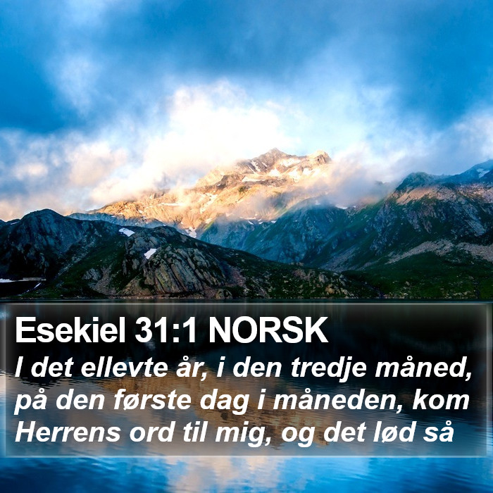 Esekiel 31:1 NORSK Bible Study