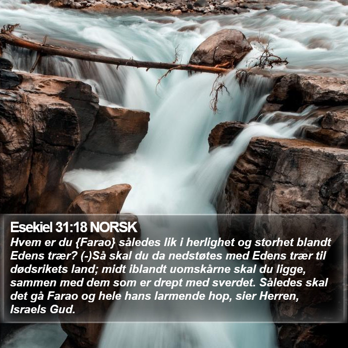 Esekiel 31:18 NORSK Bible Study