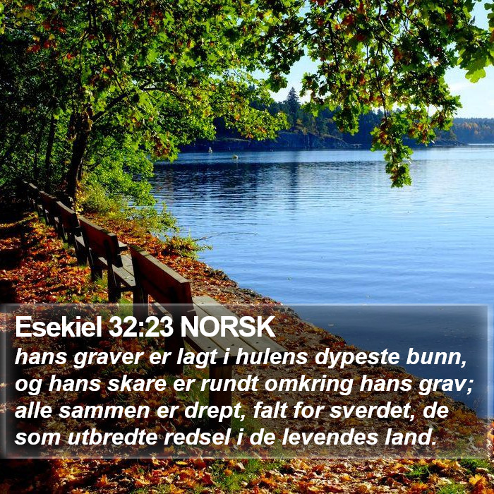 Esekiel 32:23 NORSK Bible Study