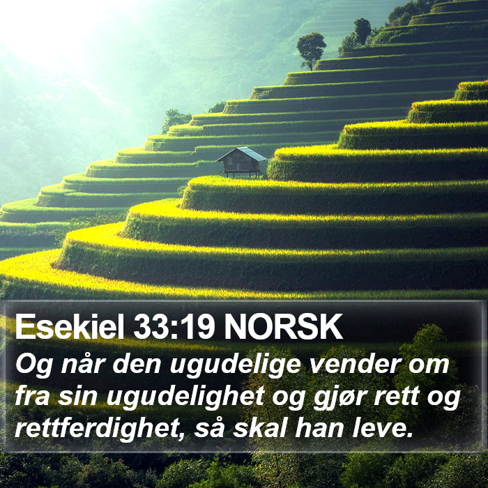 Esekiel 33:19 NORSK Bible Study