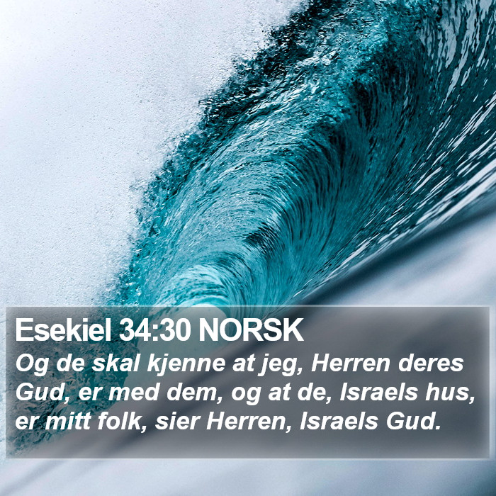 Esekiel 34:30 NORSK Bible Study