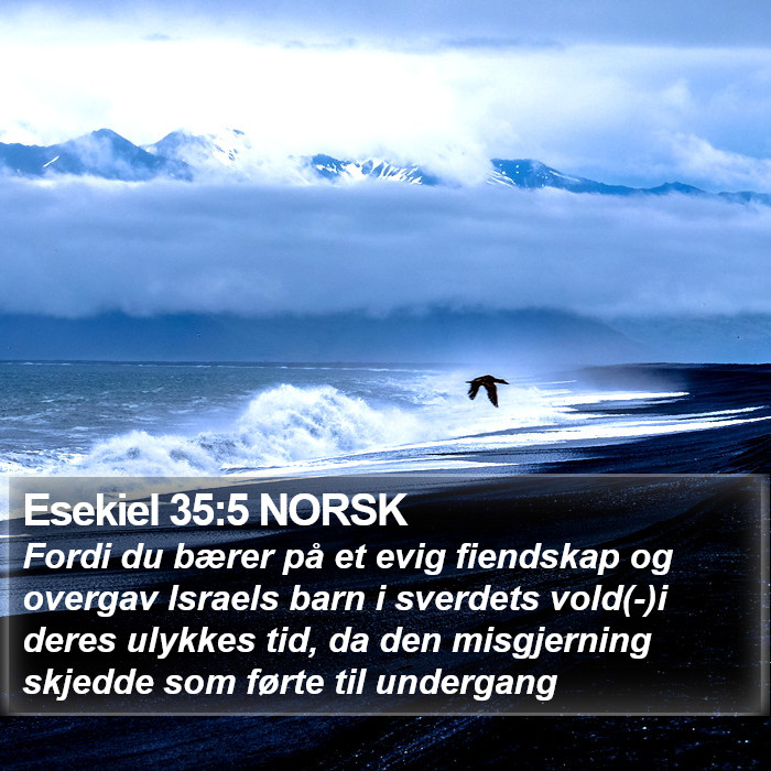 Esekiel 35:5 NORSK Bible Study