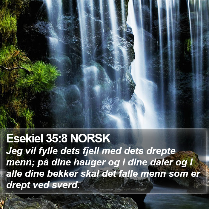 Esekiel 35:8 NORSK Bible Study