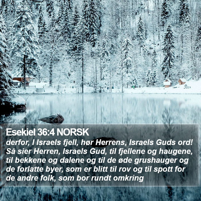 Esekiel 36:4 NORSK Bible Study