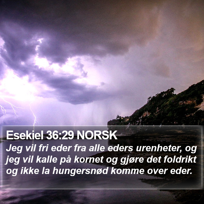 Esekiel 36:29 NORSK Bible Study