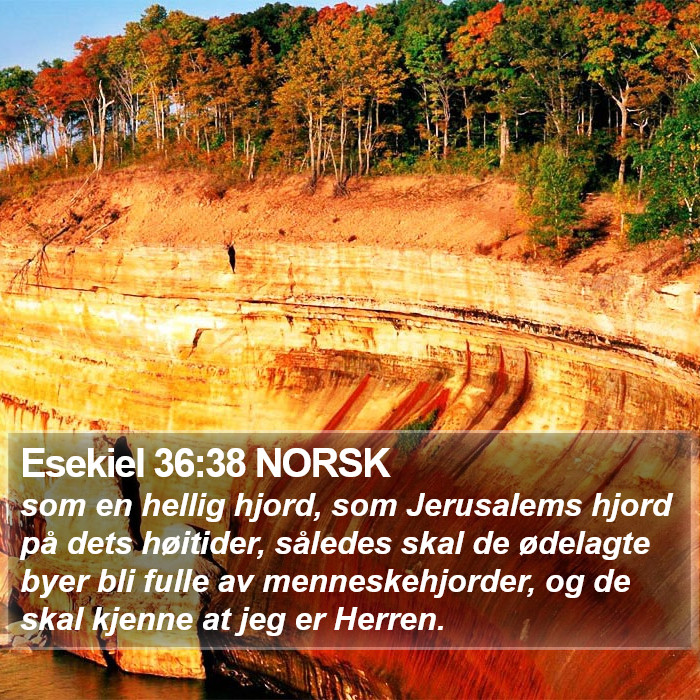 Esekiel 36:38 NORSK Bible Study