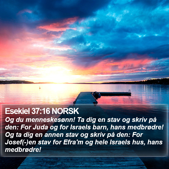 Esekiel 37:16 NORSK Bible Study