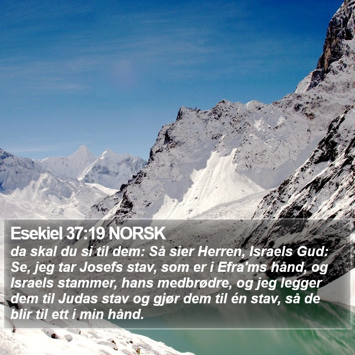 Esekiel 37:19 NORSK Bible Study