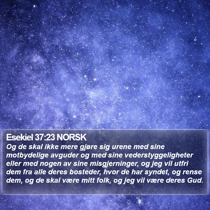 Esekiel 37:23 NORSK Bible Study