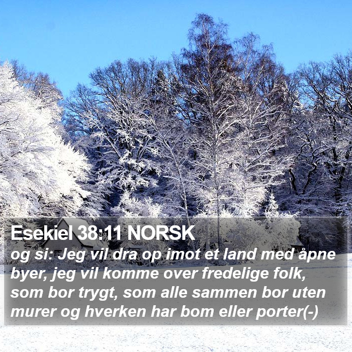 Esekiel 38:11 NORSK Bible Study