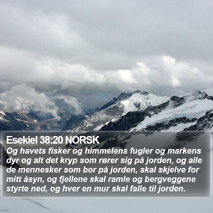 Esekiel 38:20 NORSK Bible Study