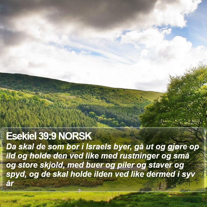 Esekiel 39:9 NORSK Bible Study