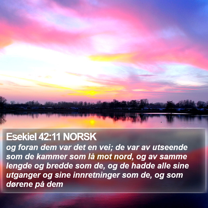 Esekiel 42:11 NORSK Bible Study