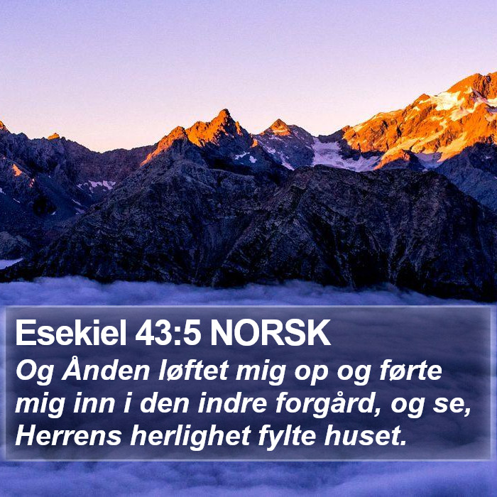 Esekiel 43:5 NORSK Bible Study