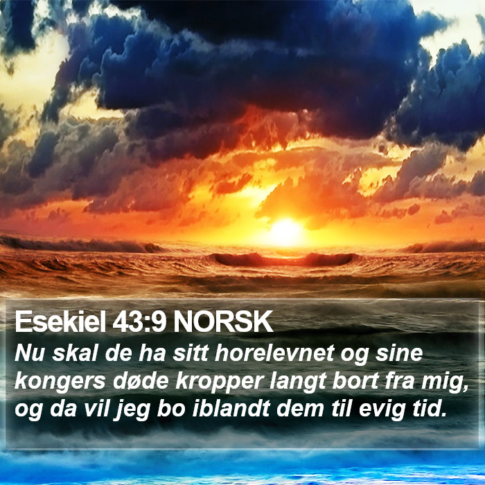 Esekiel 43:9 NORSK Bible Study