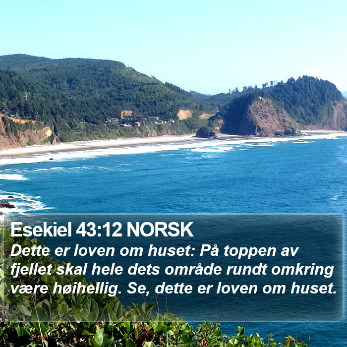 Esekiel 43:12 NORSK Bible Study