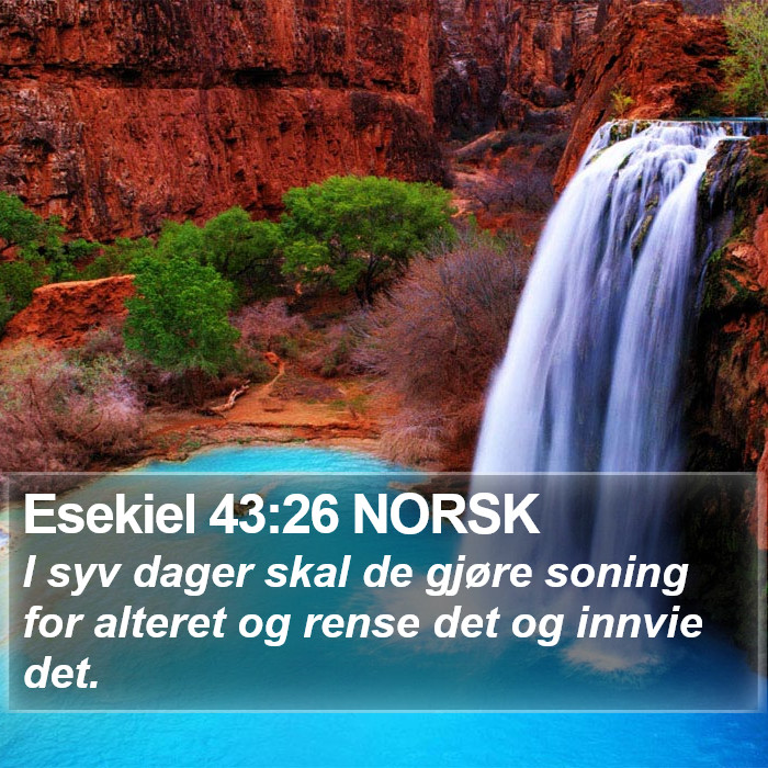 Esekiel 43:26 NORSK Bible Study