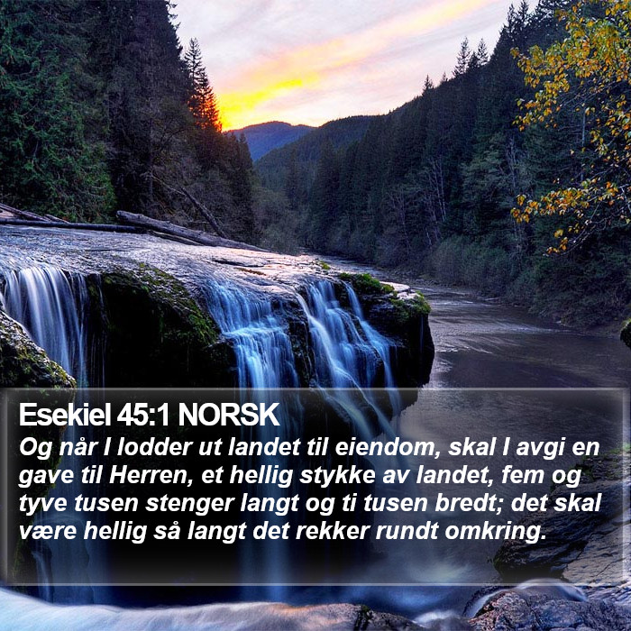 Esekiel 45:1 NORSK Bible Study