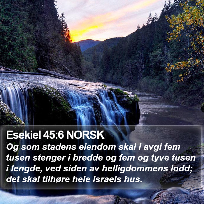 Esekiel 45:6 NORSK Bible Study