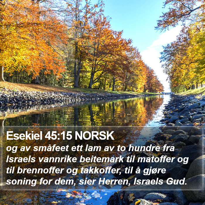 Esekiel 45:15 NORSK Bible Study