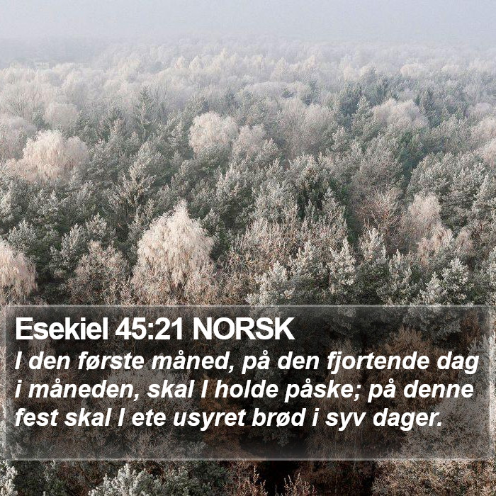 Esekiel 45:21 NORSK Bible Study