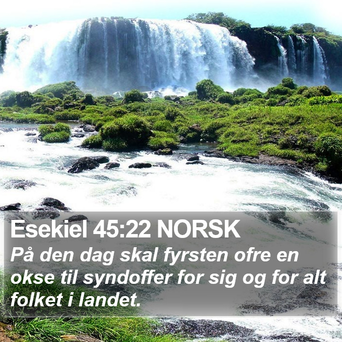 Esekiel 45:22 NORSK Bible Study