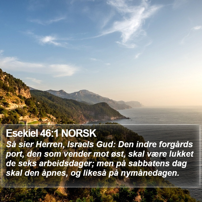 Esekiel 46:1 NORSK Bible Study