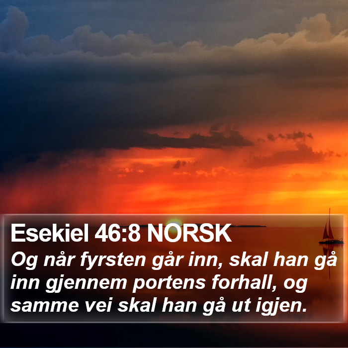 Esekiel 46:8 NORSK Bible Study