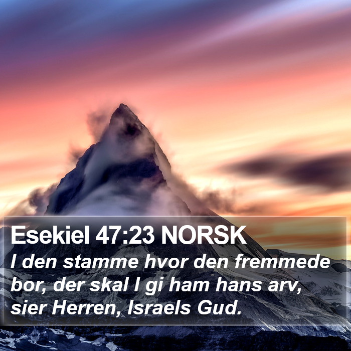 Esekiel 47:23 NORSK Bible Study