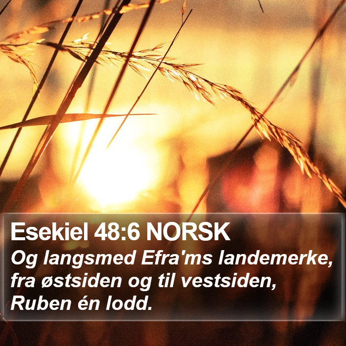 Esekiel 48:6 NORSK Bible Study